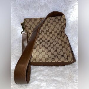 Authentic Gucci Monogram Shoulder Bag